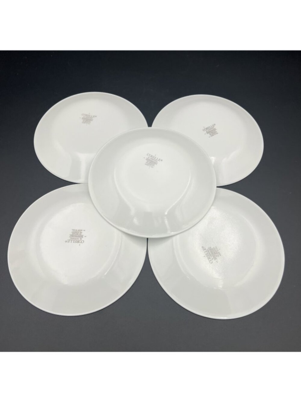 Corelle ROSEMARIE Set of 5 Bread / Dessert Plates Tulips (6-3/4") VTG Corning - Picture 7 of 8